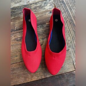 Red women’s Espedrilles sz 9.5